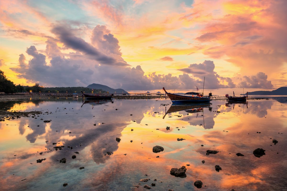 Sunset at Patong Beach