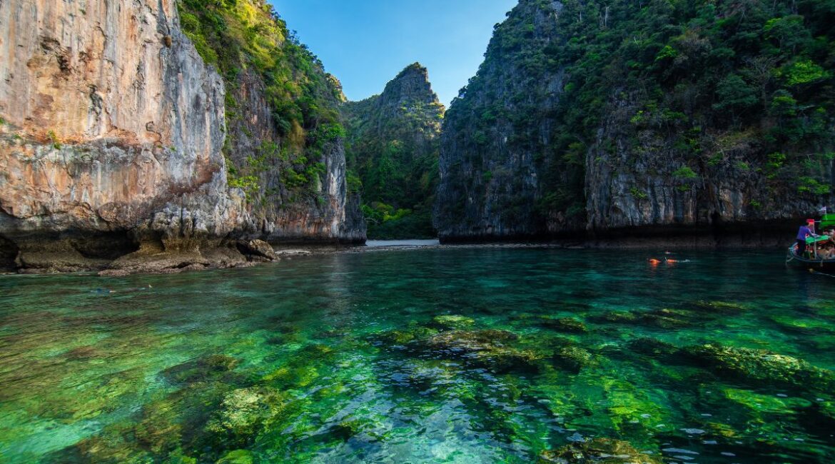 Clear ocean Phi Phi Island
