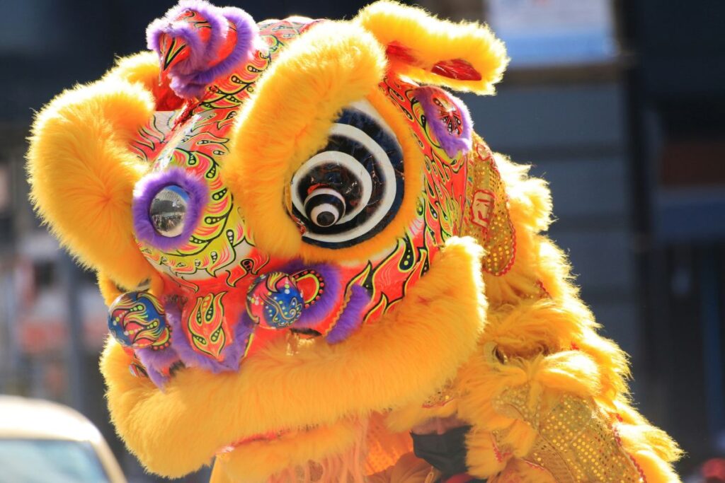 Lion dance