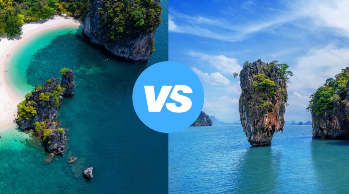 Phi Phi Island vs James Bond Island