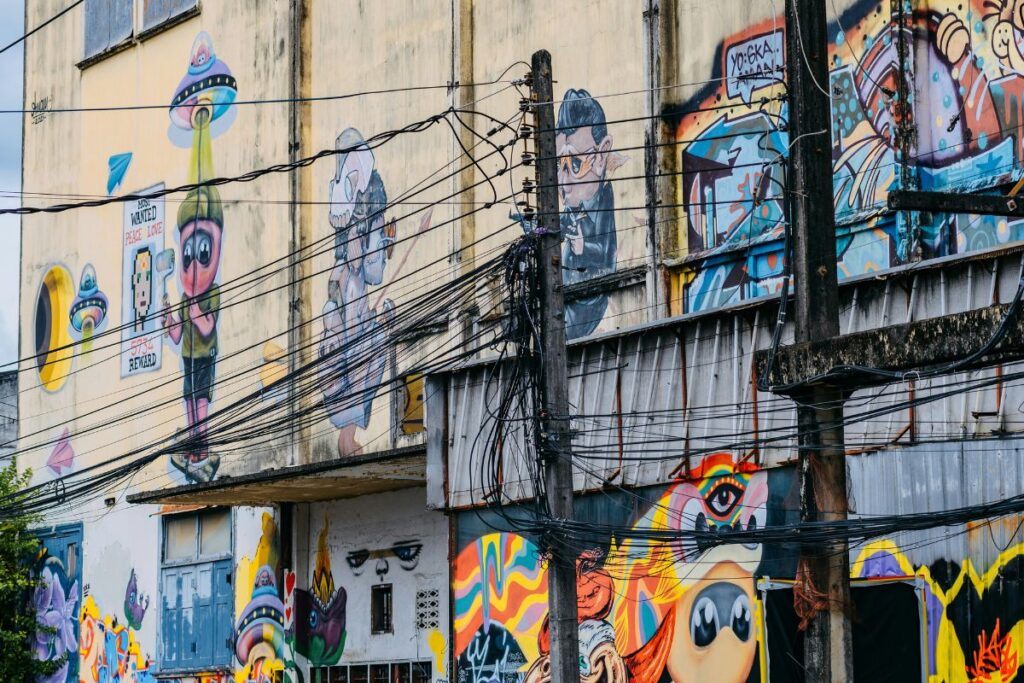 Phuket old town graffiti