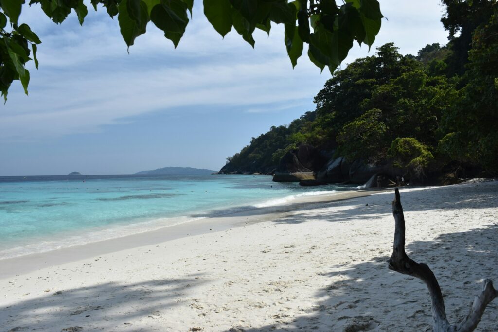 clear sky and water on Similan Islands