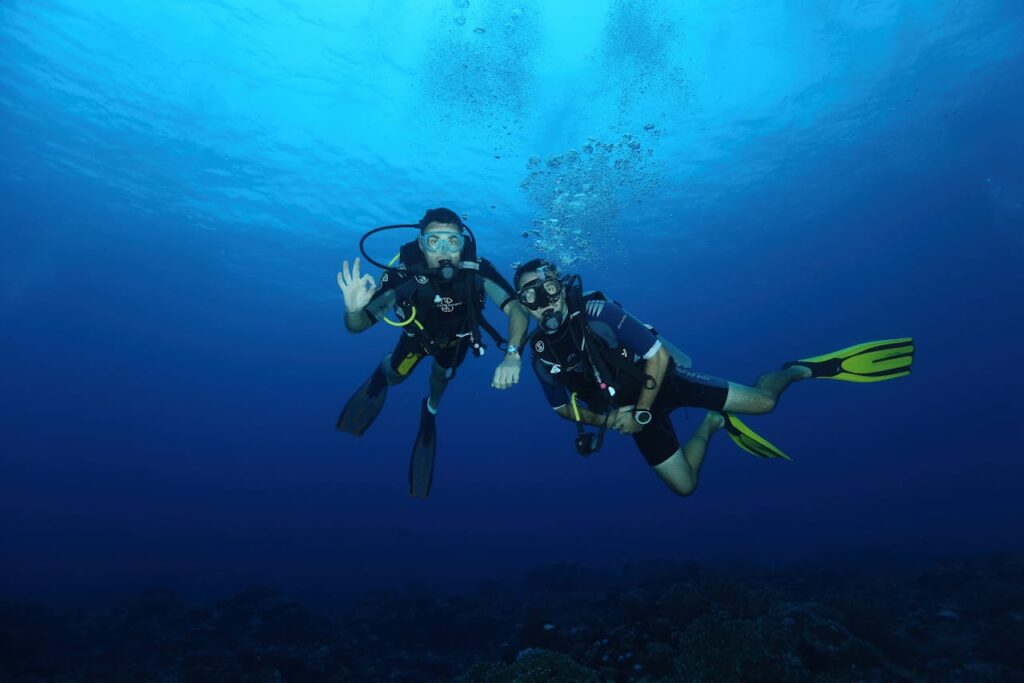 Scuba diving