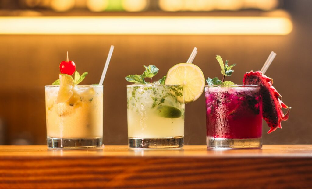 fruit mojitos